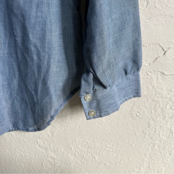 VINTAGE Denim Button Up - Picture 5 of 6